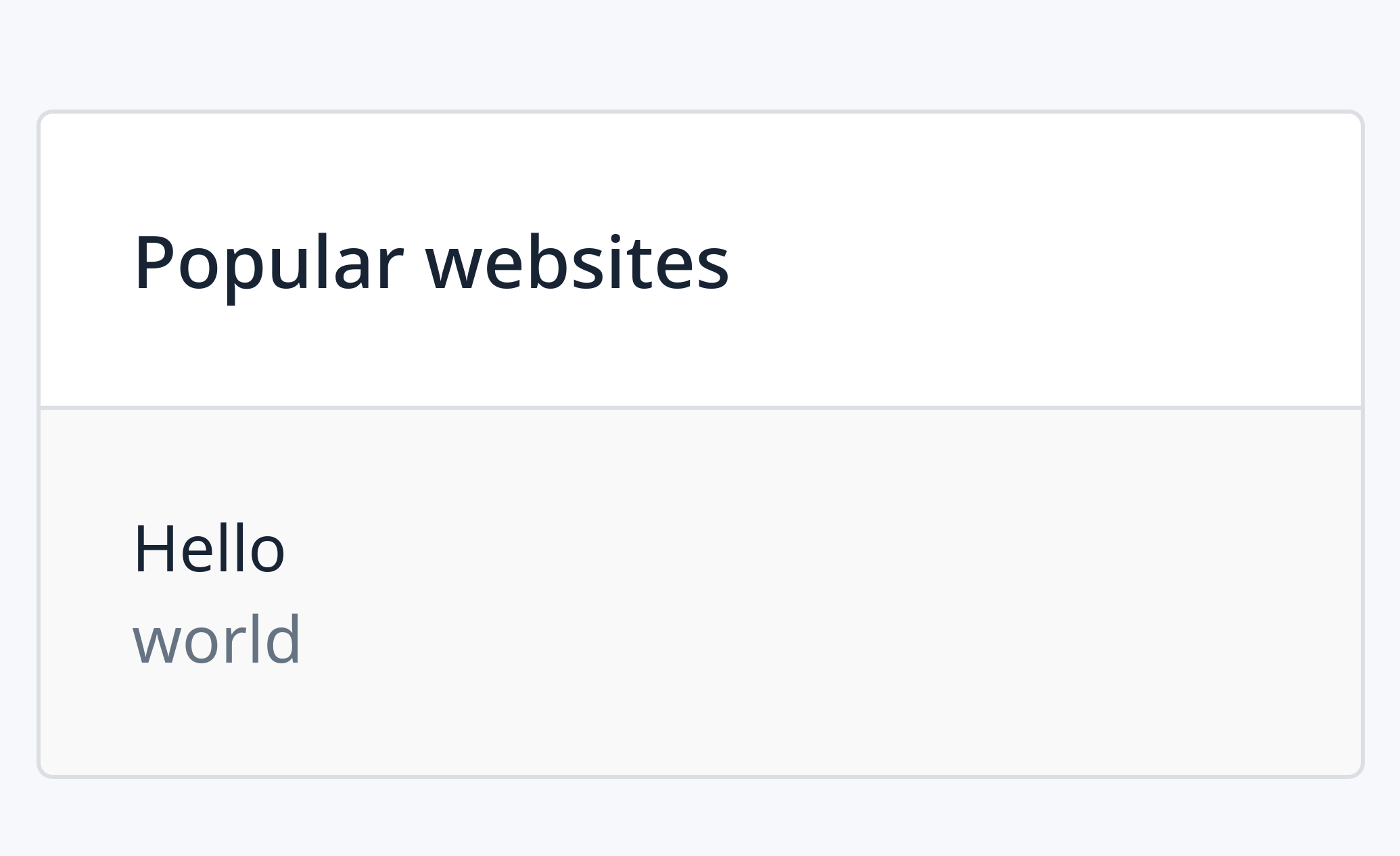 screenshot of the first sql website